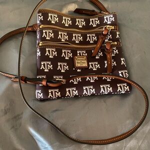 Texas A&M Dooney & Burke small crossbody purse